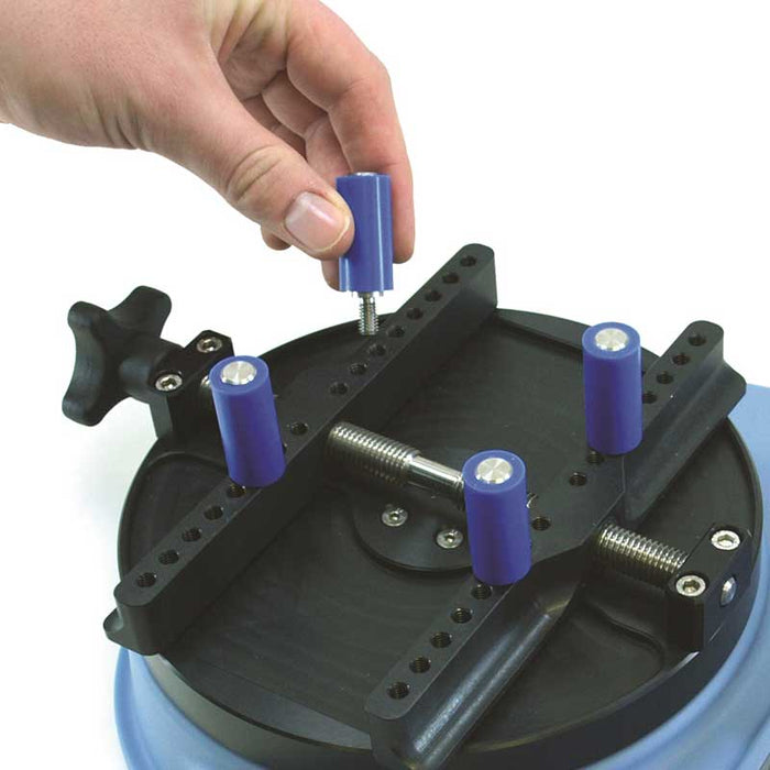 Set of 4 fixing pegs for torque testers - 100mm high